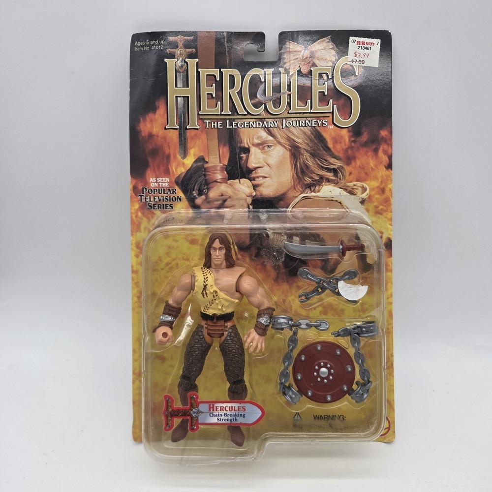 Hercules The Legendary Journeys Chain Breaking 1996 Action Figure New Sealed NIP